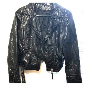 Black pleather jacket